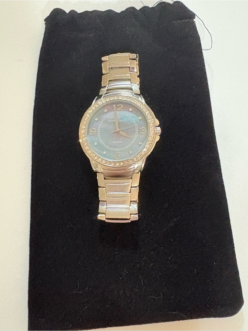 Gold-Tone Women's Bracelet Watch with Crystal Accents